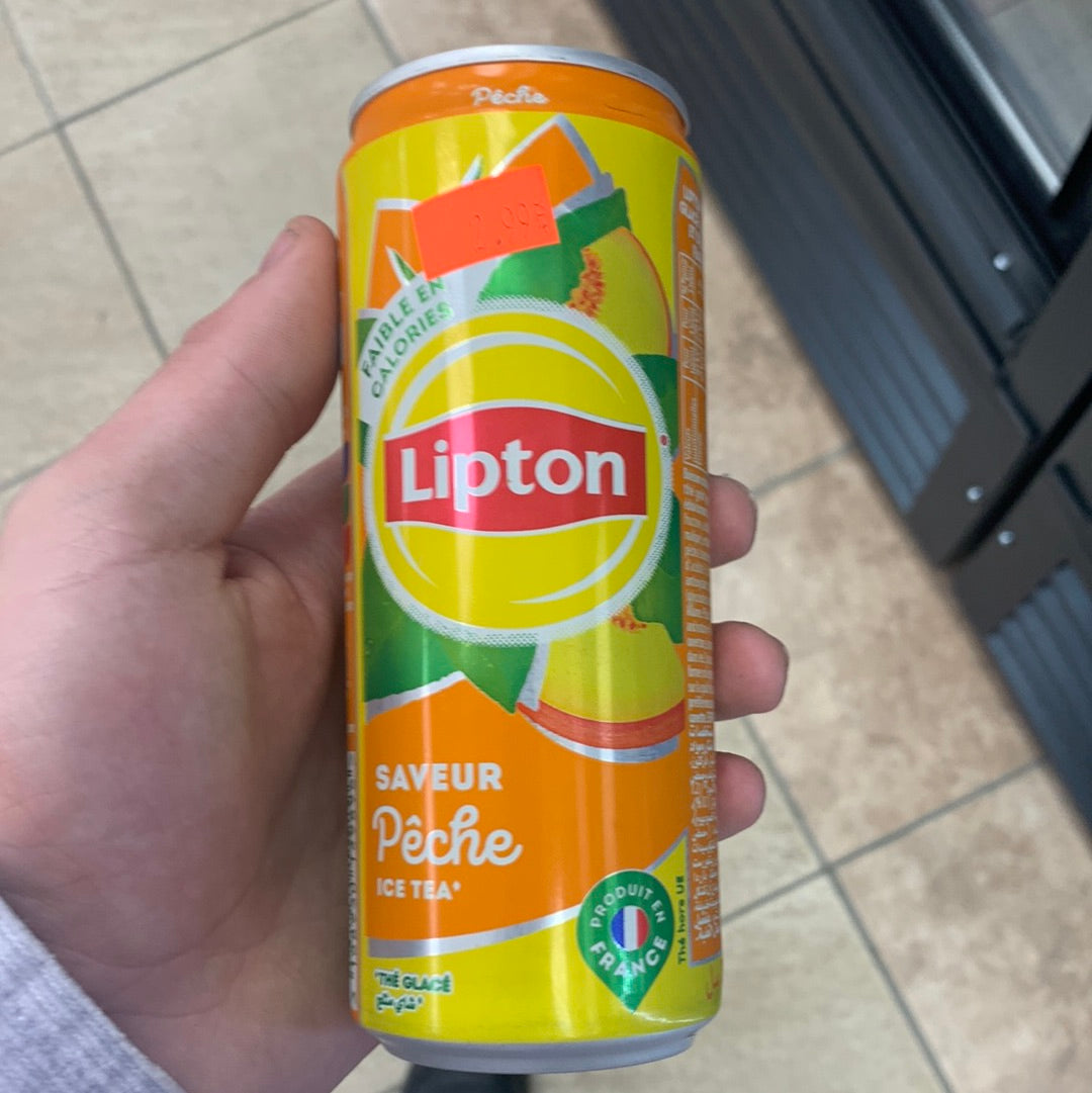 Lipton ice tea pêche Le Shack à Snack