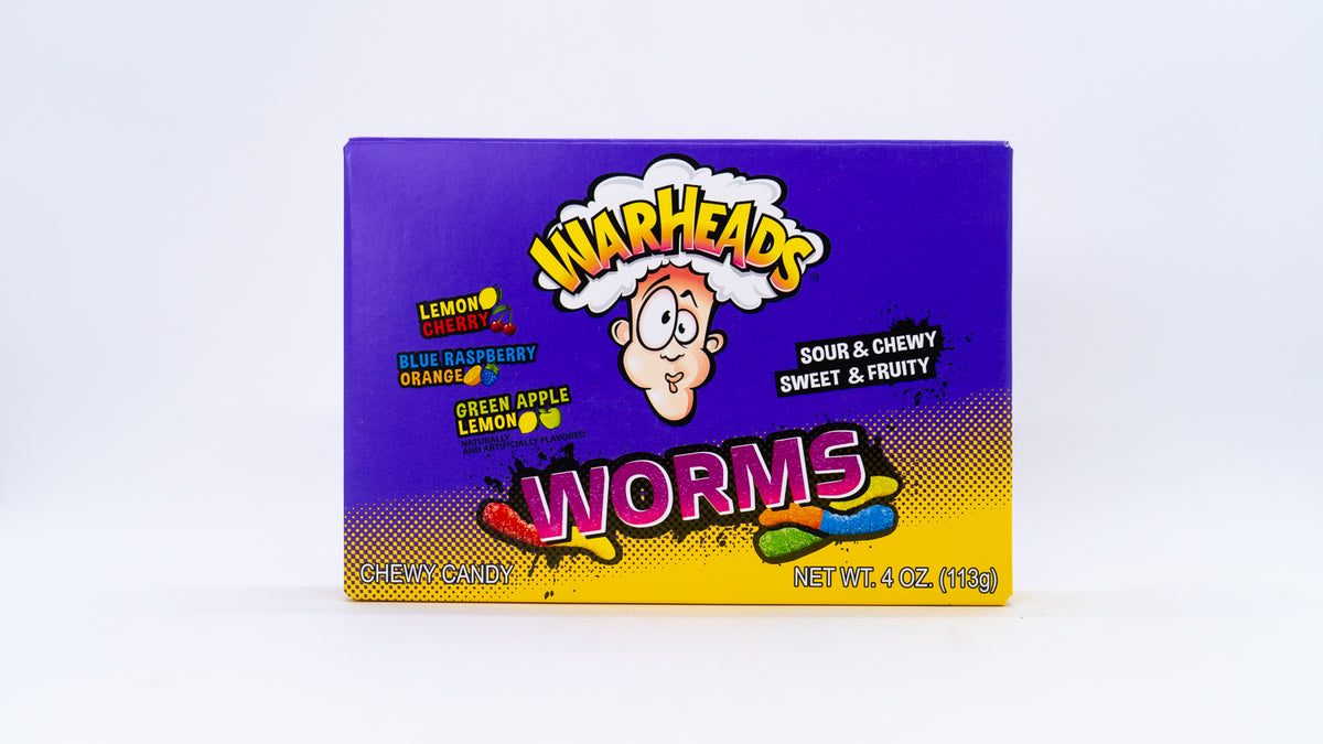 Warheads Sour Worms Le Shack à Snack 