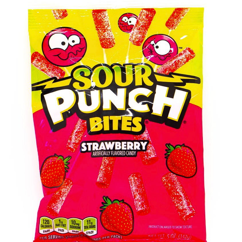 Sour Punch Bites Strawberry Le Shack à Snack