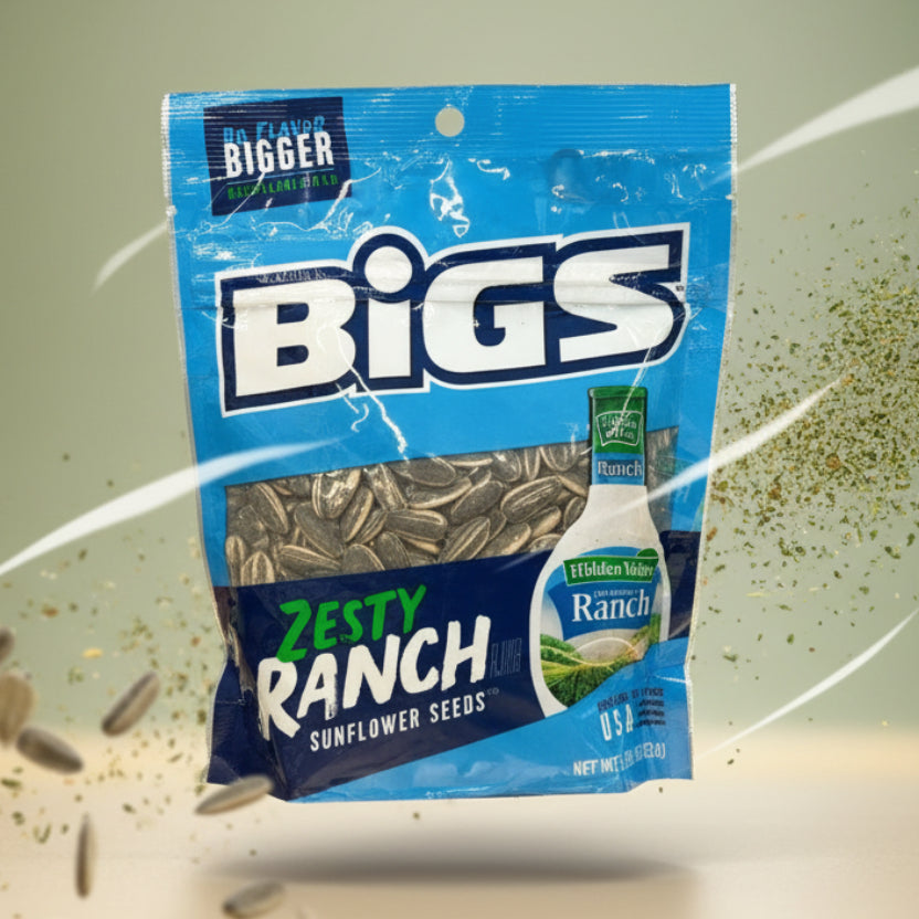 Heb R Zesty Ranch Bigs Zesty Ranch Sunflower Seeds – Le Shack à Snack