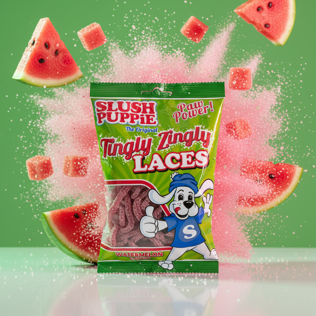 Slush Puppie Tingly Zingly Laces Watermelon – Le Shack à Snack