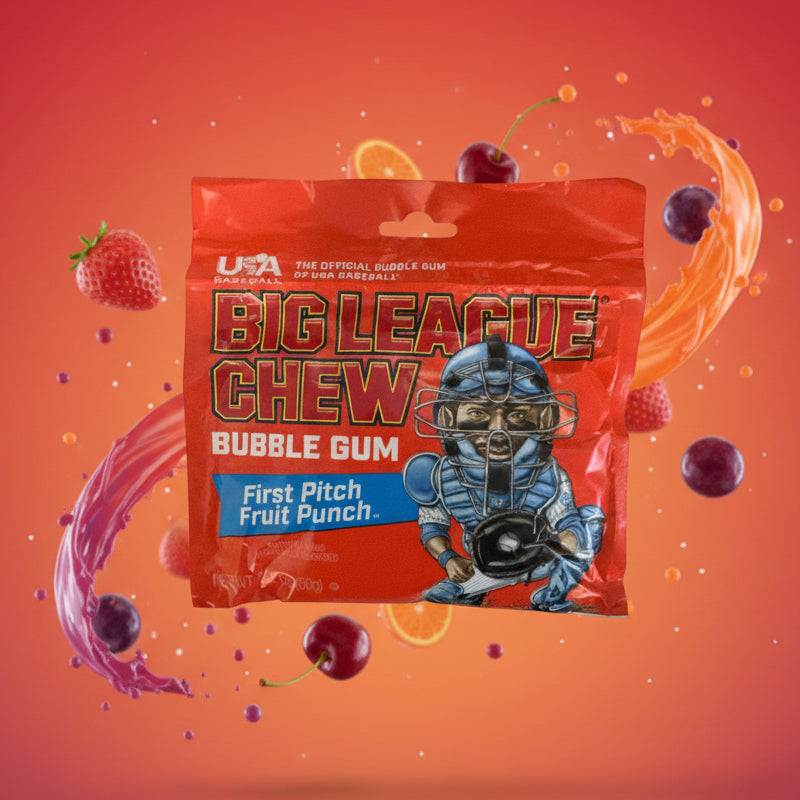 Big League Chew First Pitch Fruit Punch – Le Shack à Snack