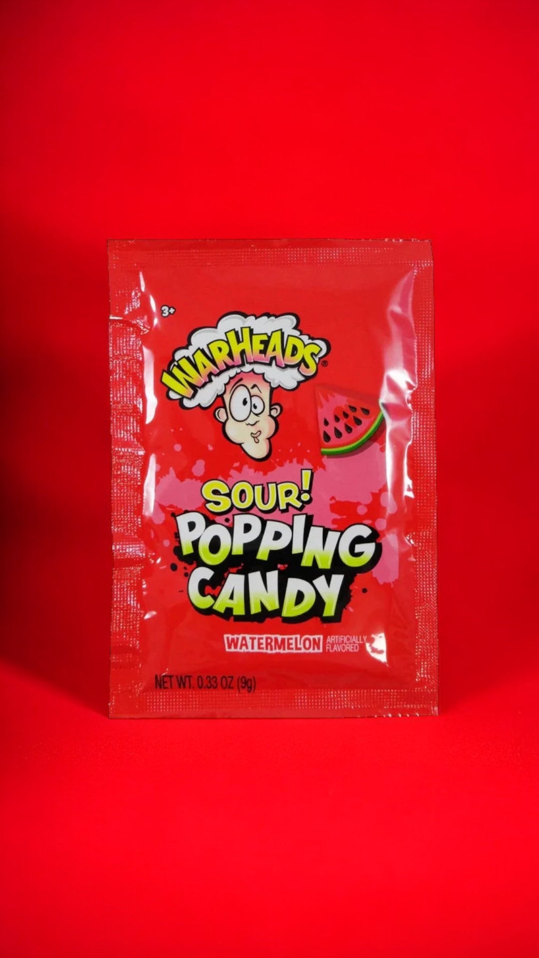 Warheads popping candy