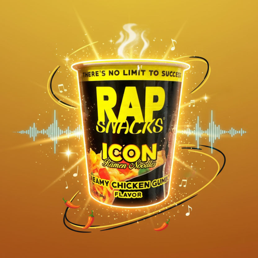 Snack God Rapper Rap Snacks Master P Creamy Gumbo Chicken Ramen – Le Shack à Snack