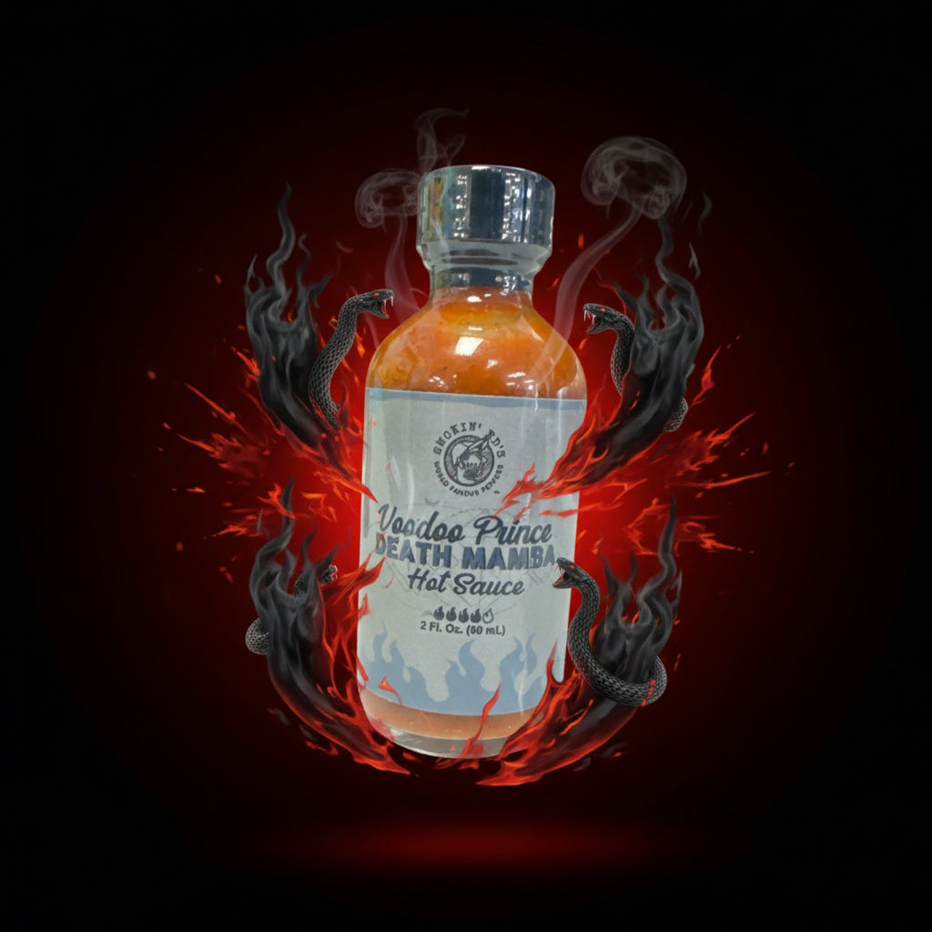 Smokin’ Ed’s Voodoo Prince Black Mamba Hot Sauce 2oz – Le Shack à Snack