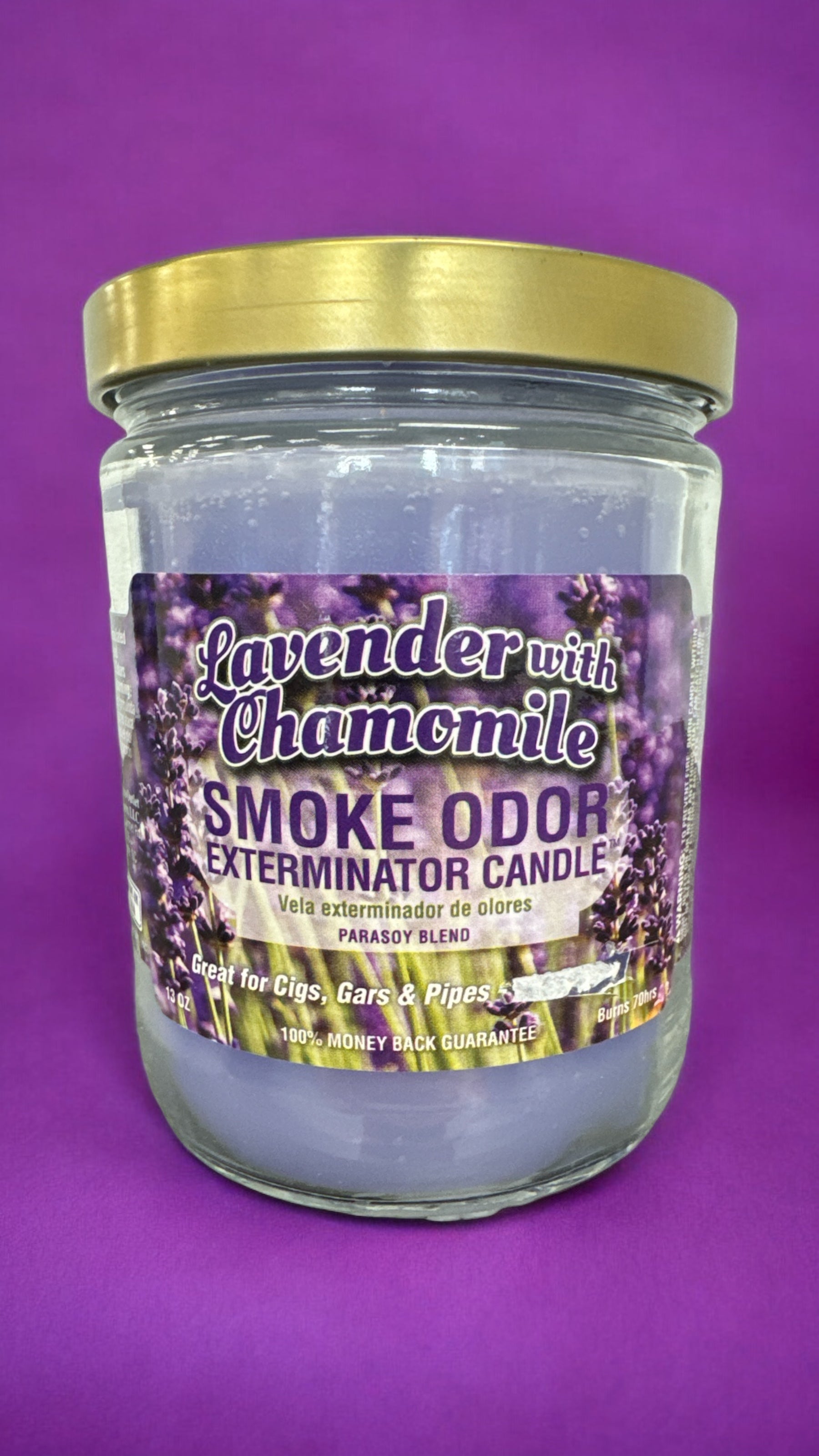 Chandelles smoke odor