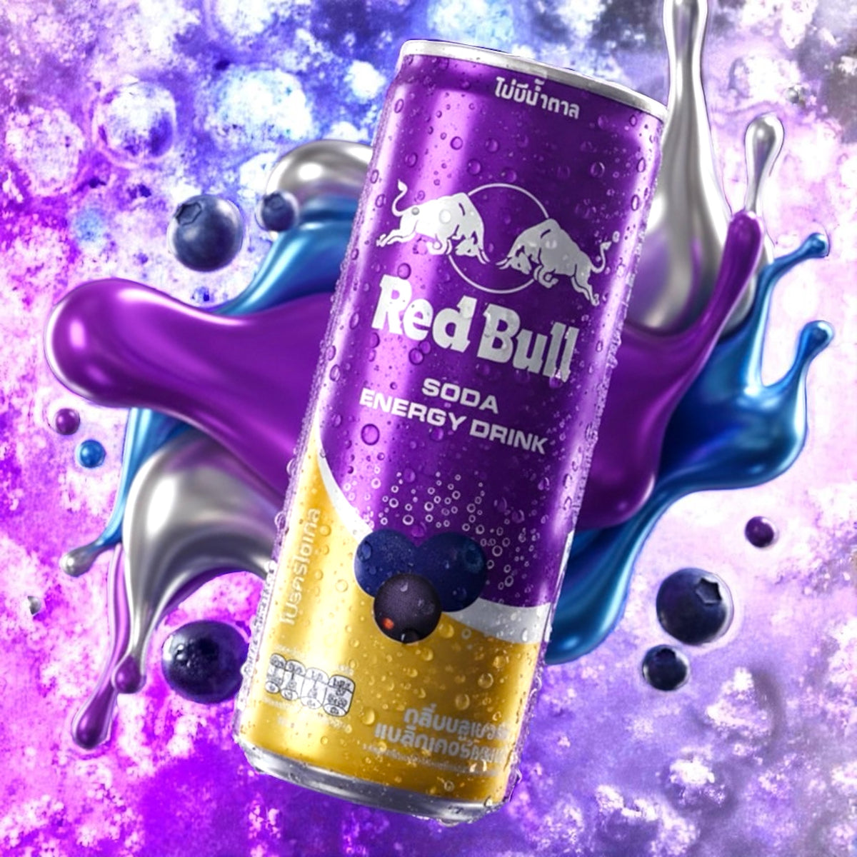 Red Bull Blueberry Blackcurrant (Thailand 🇹🇭) – Le Shack à Snack