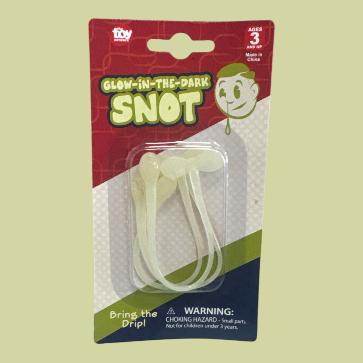 Glow in the dark snot Le Shack à Snack