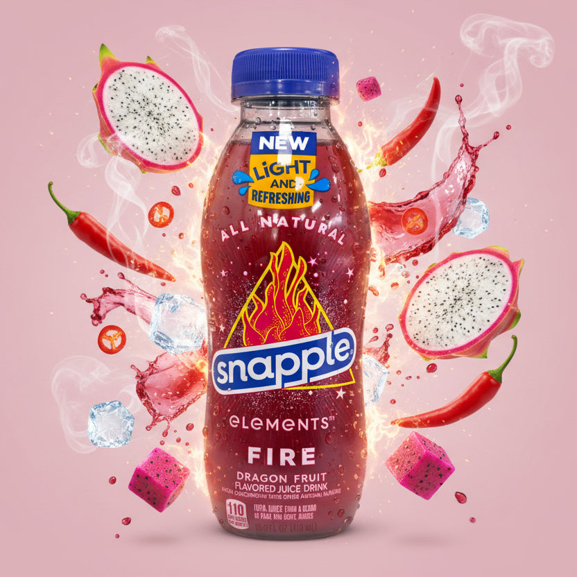 Snapple Elements -Fire- dragonfruit – Le Shack à Snack