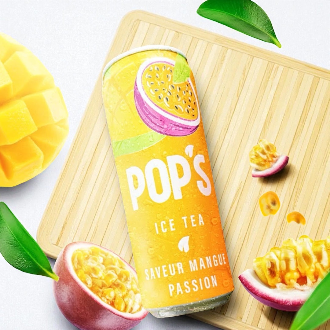 Pops Ice Tea - Saveur Mangue Passion – Le Shack à Snack