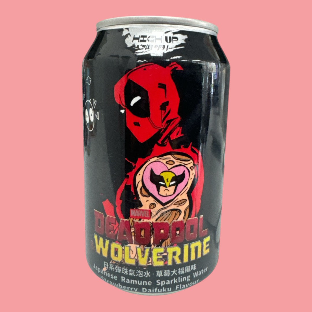 Deadpool Wolverine strawberry daifuku ramune – Le Shack à Snack