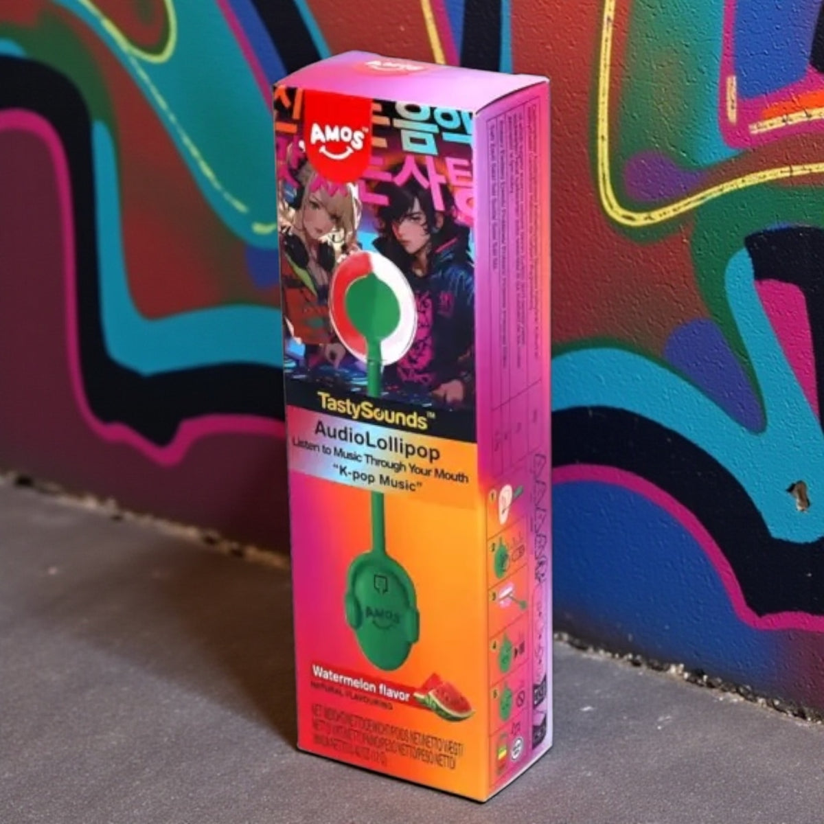Tasty Sounds Lollipop K-Pop Music Watermelon – Le Shack à Snack