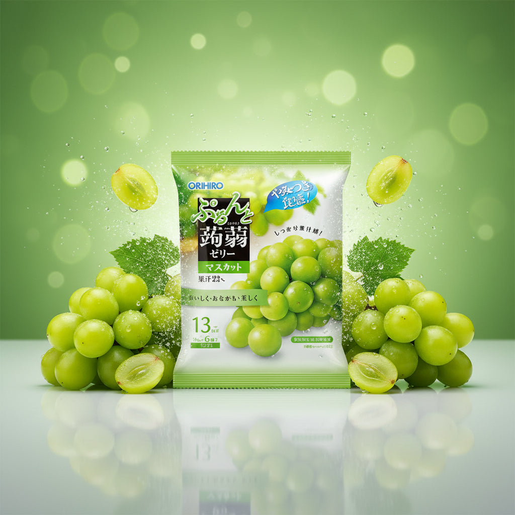gelée de fruit asiatique au raisin muscat – Le Shack à Snack