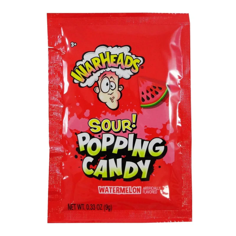 Warheads popping candy